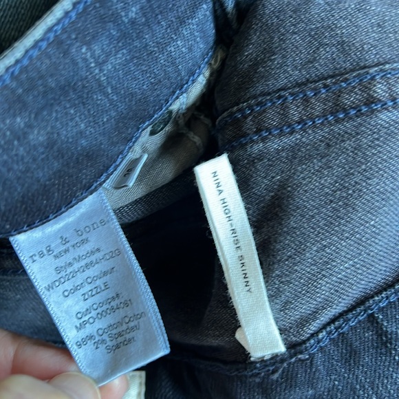 Rag & Bone Nina high rise skinny jeans - Picture 4 of 4